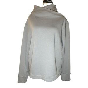 Apana Gray Cowl Neck Sweater Size EL